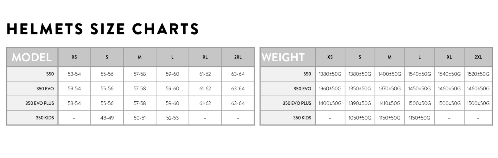 Size guide